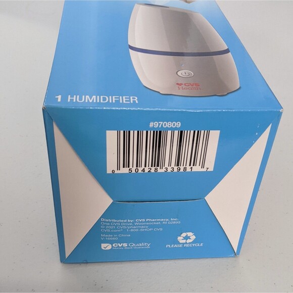 New Portable Ultrasonic Humidifier Cool Mist Travel Small Dorm Office CVS Health - Picture 6 of 9